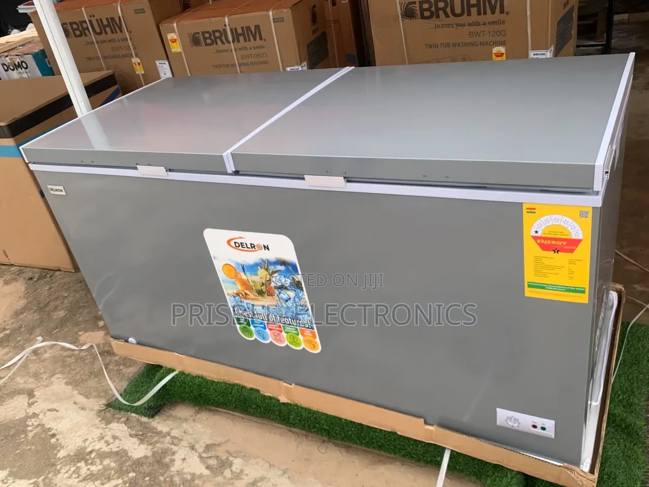 Delron Durable Double Door Freezer 488 Litres