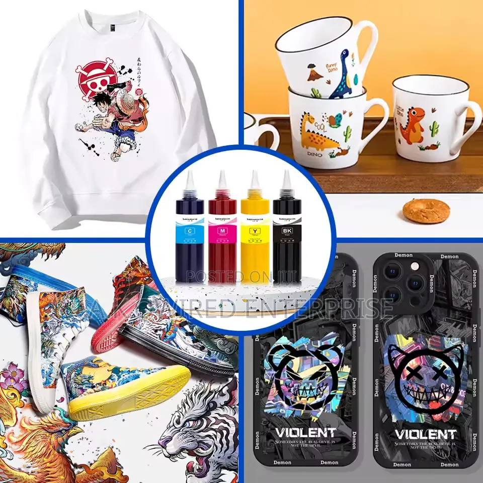 250ml Sublimation Ink Dx5 Tx800 I3200 I1600 L1 Heat Press Transfer Ink