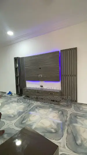 Led Tv Unit With Shelf