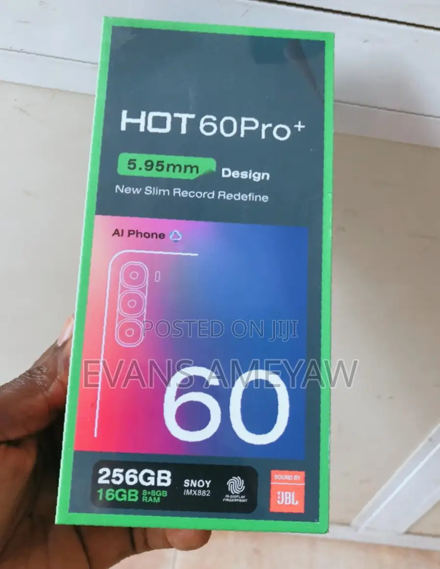 New Infinix Hot 60 Pro+ 256 GB Black