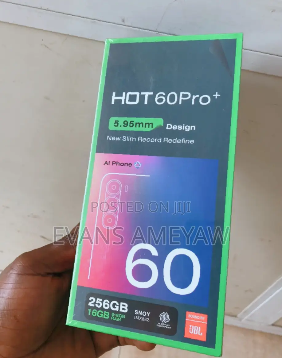 New Infinix Hot 60 Pro+ 256 GB Black