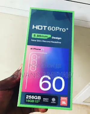 New Infinix Hot 60 Pro+ 256 GB Black