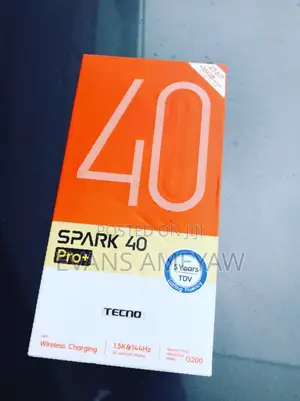 New Tecno Spark 40 Pro+ 256 GB Black
