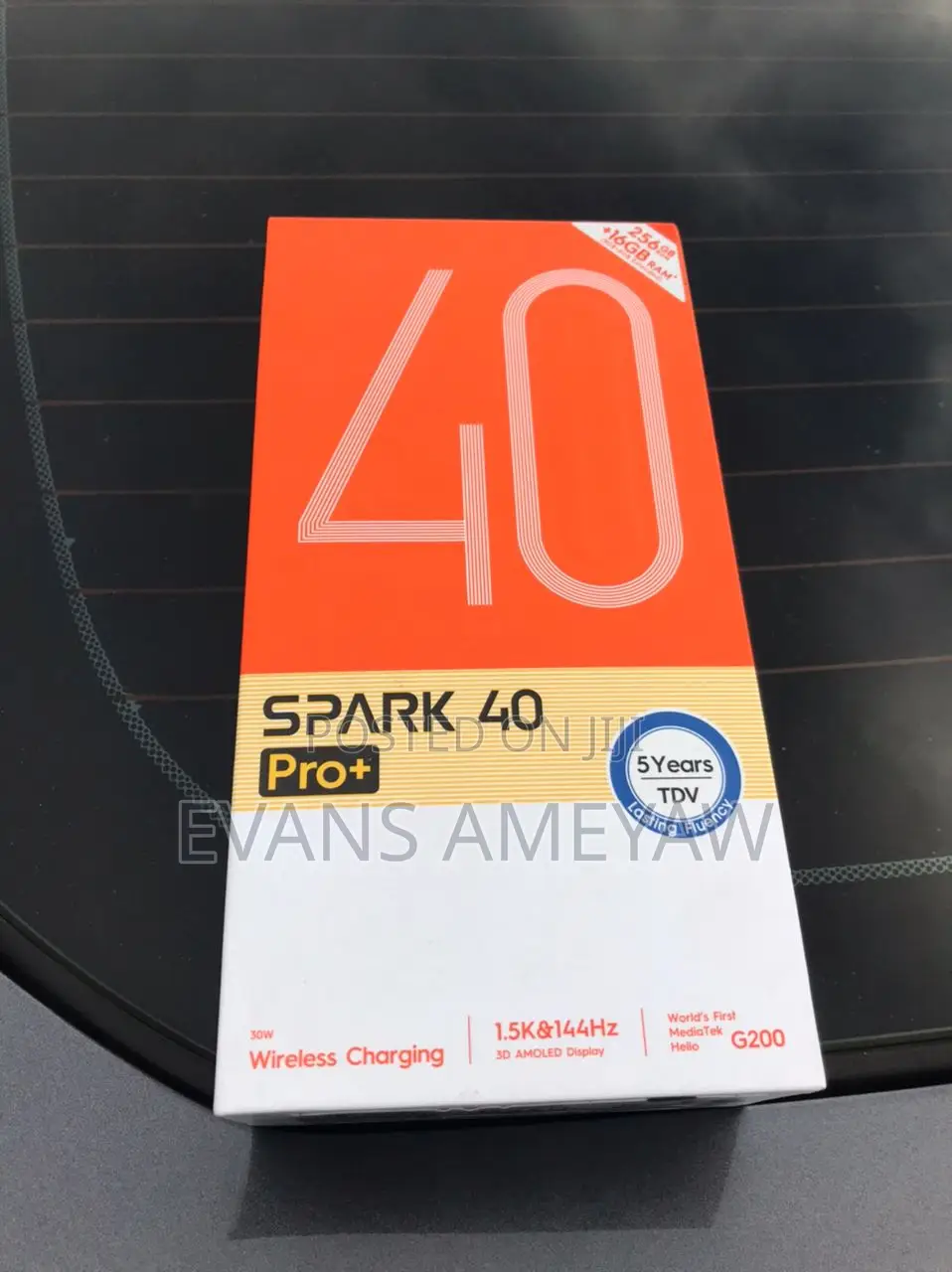 New Tecno Spark 40 Pro+ 256 GB Black