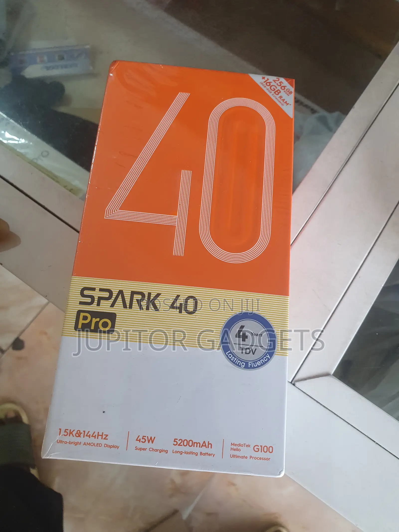 New Tecno Spark 40 Pro 256 GB Black