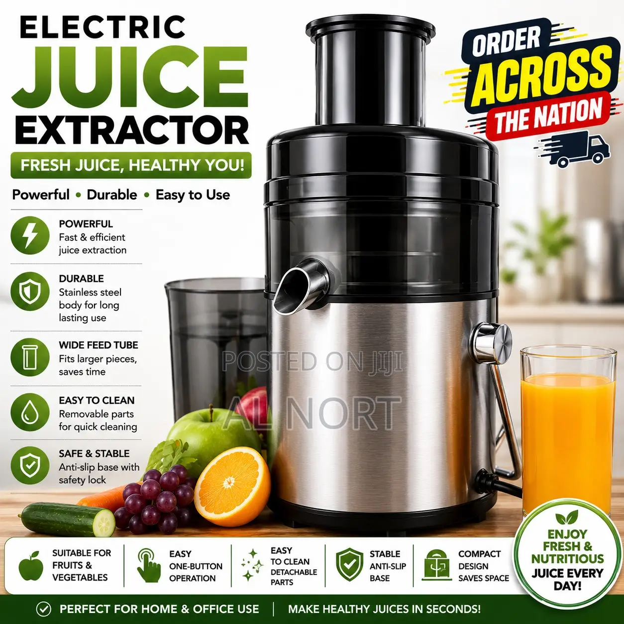 Electric Juice Extractor Juicer Machine