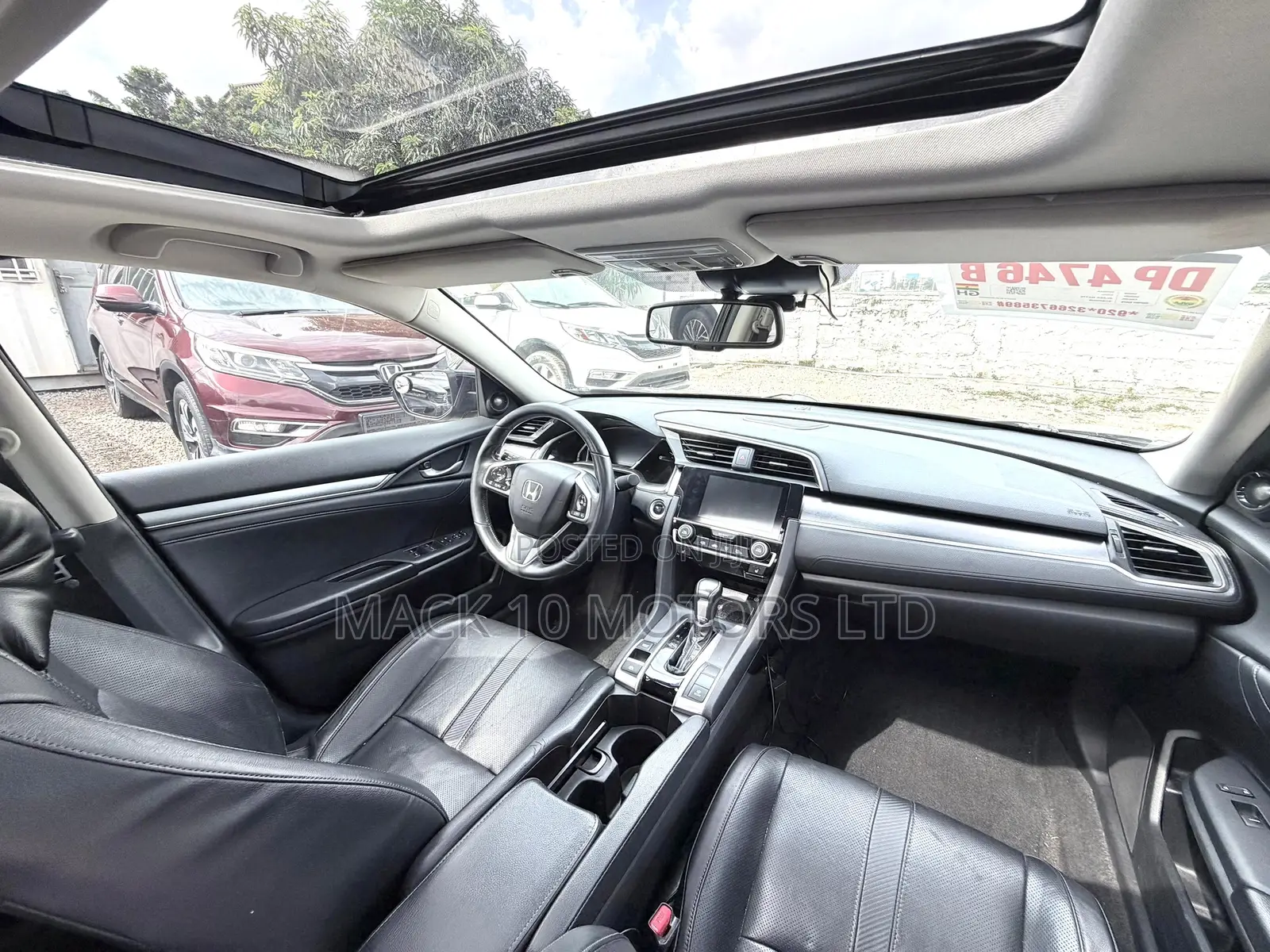 Honda Civic Touring Sedan 2018 Black