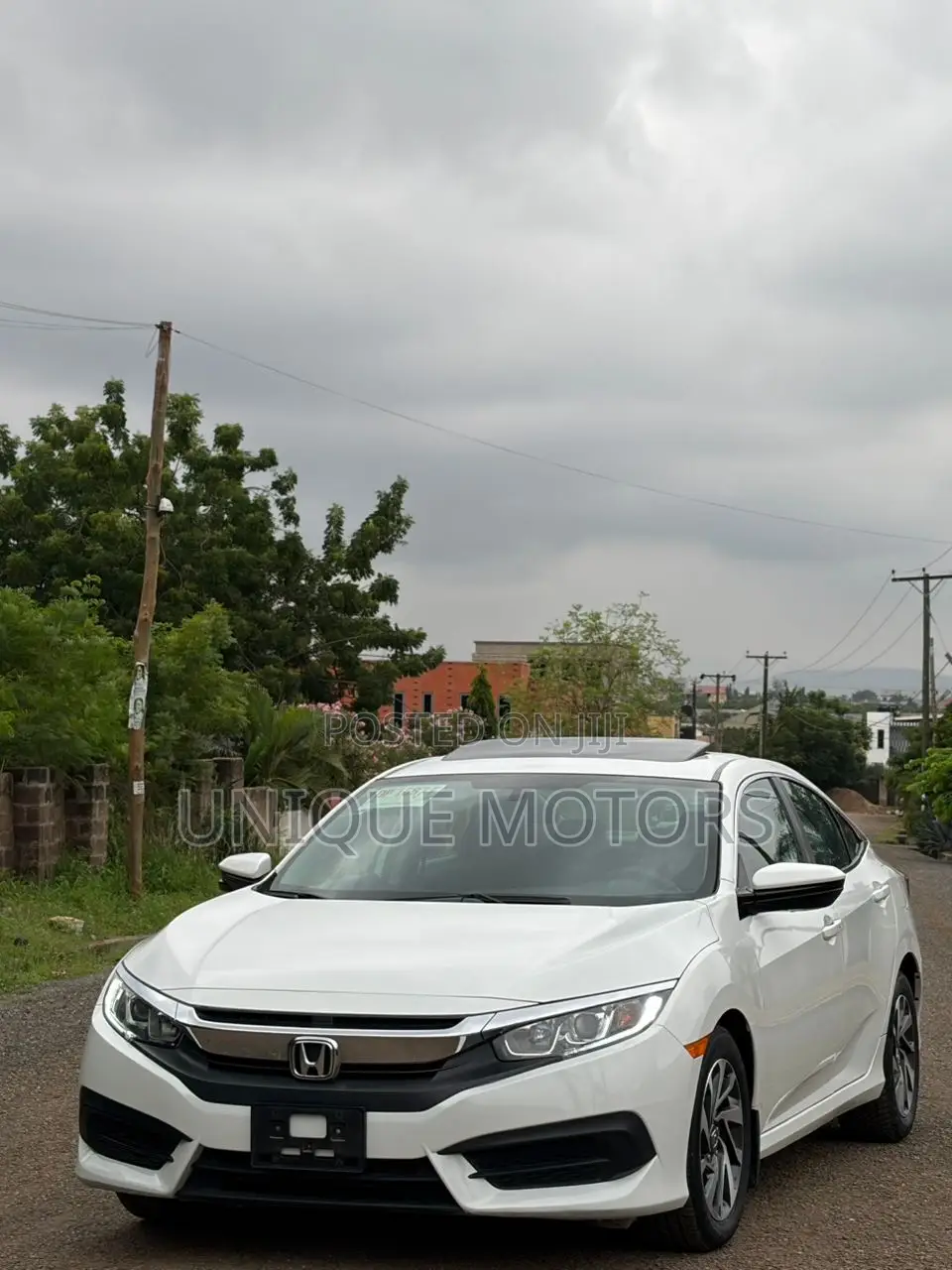 Honda Civic EX 4dr Sedan (2.0L 4cyl) 2017 White