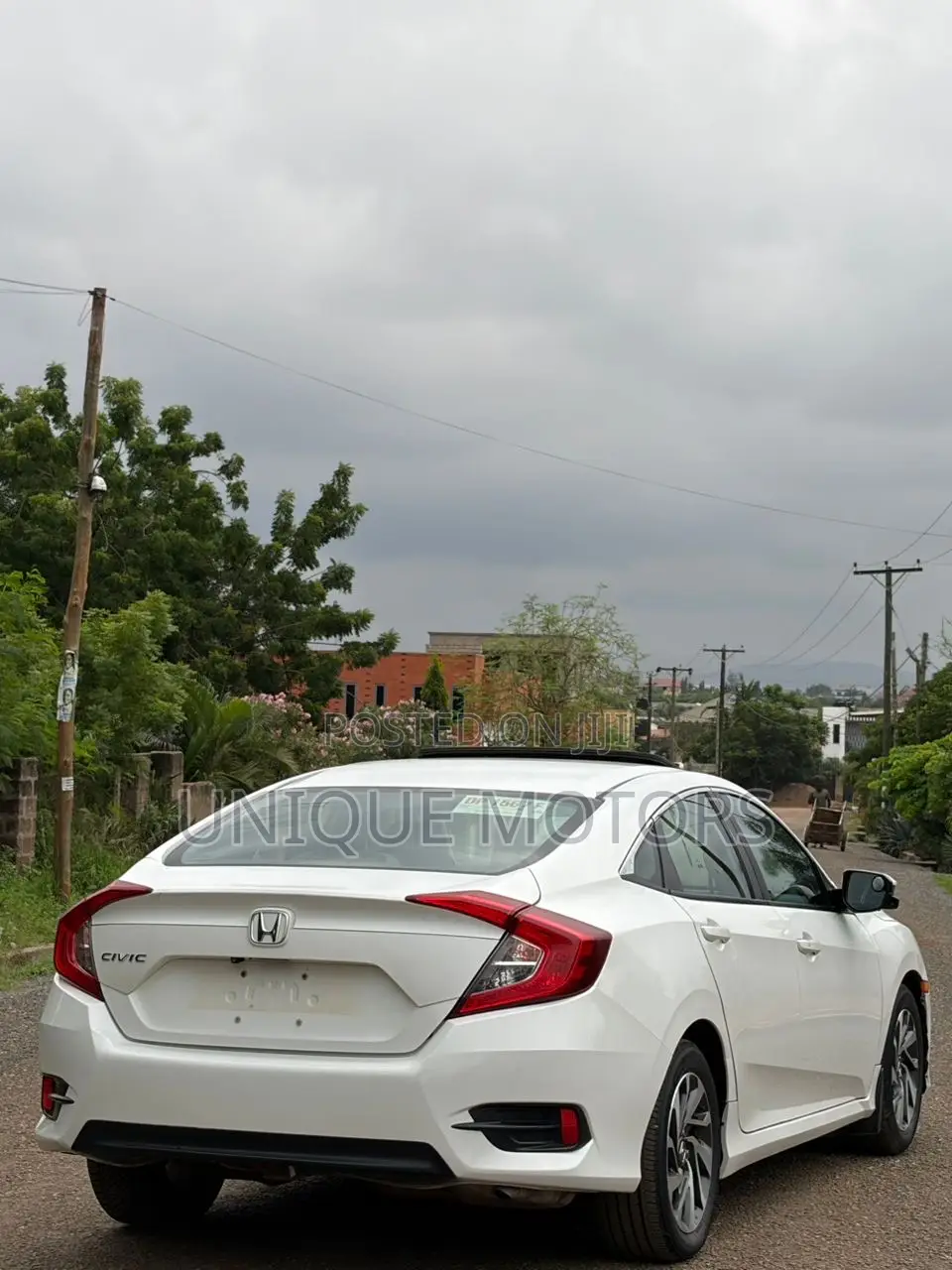 Honda Civic EX 4dr Sedan (2.0L 4cyl) 2017 White