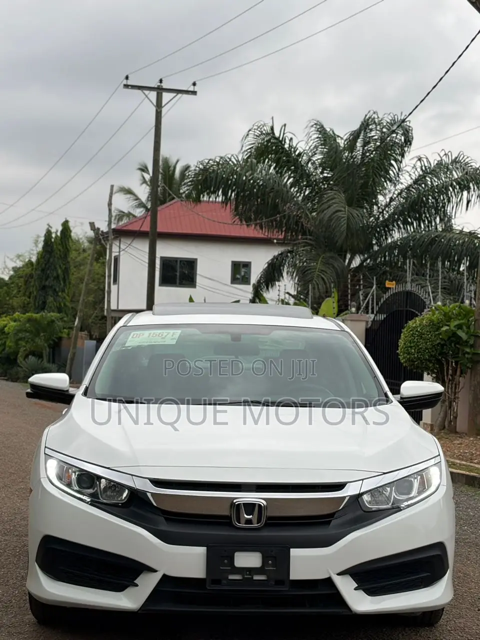 Honda Civic EX 4dr Sedan (2.0L 4cyl) 2017 White