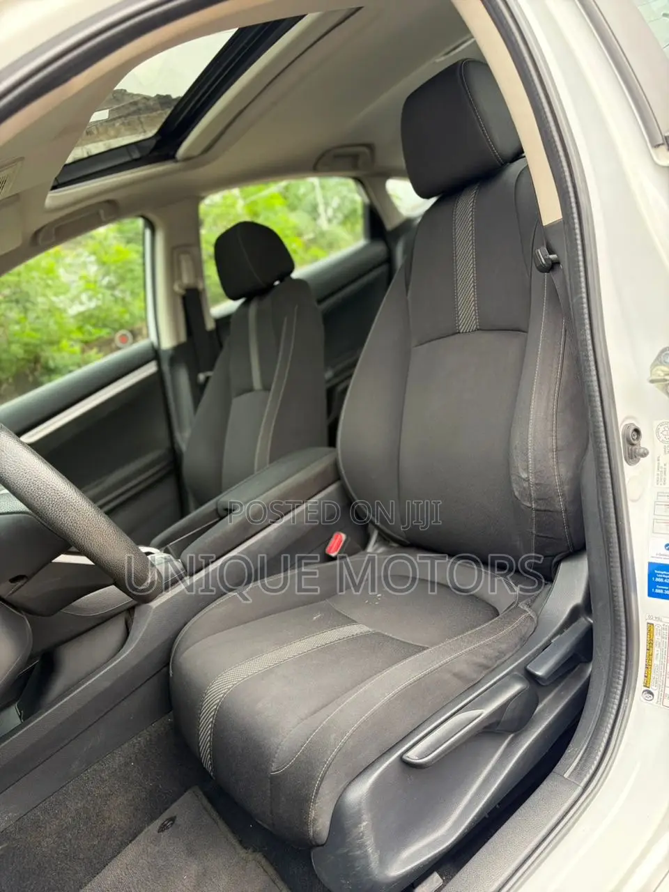 Honda Civic EX 4dr Sedan (2.0L 4cyl) 2017 White