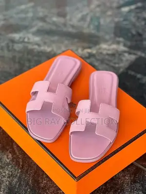 Lady’S Hermes Slippers Available in Colors >