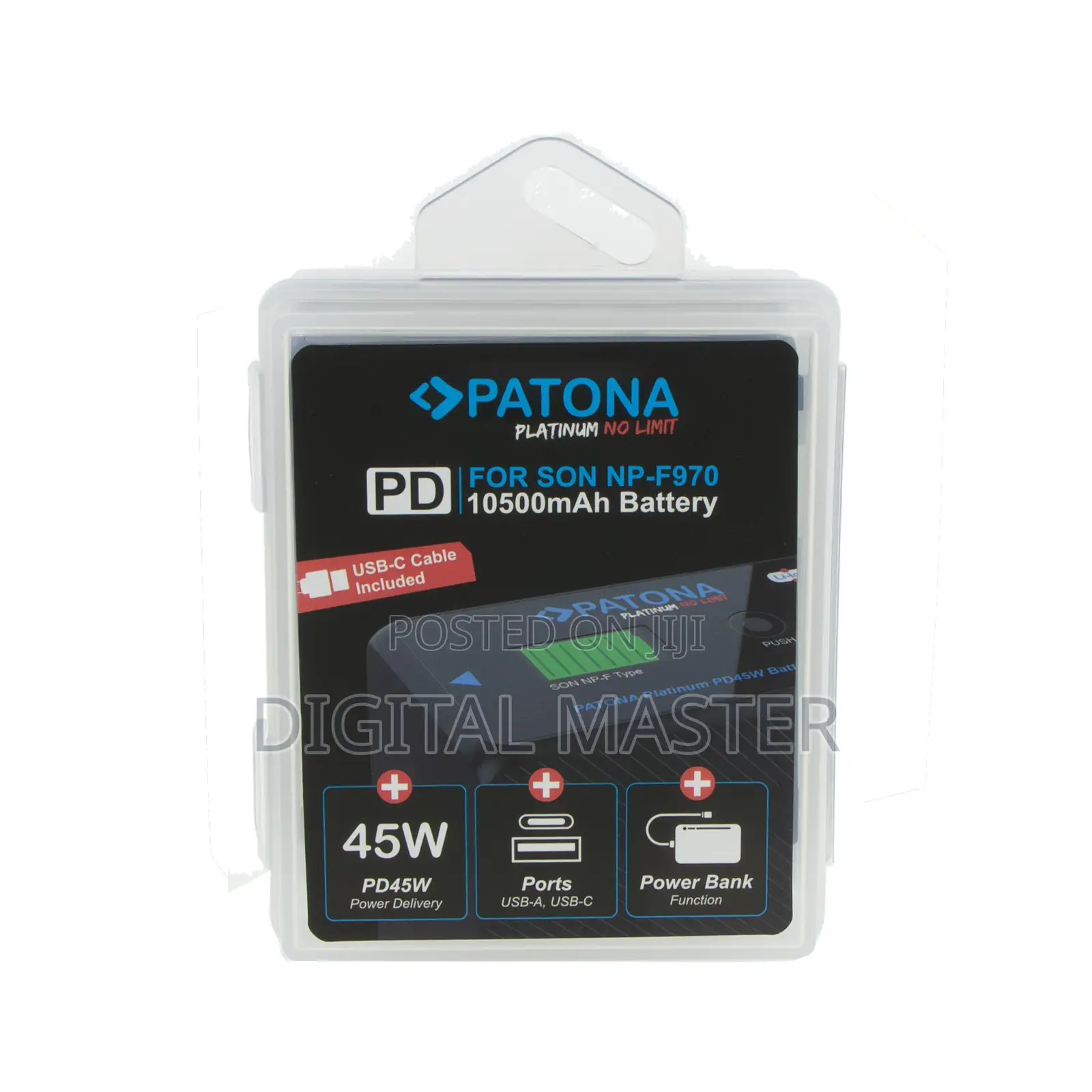 Patona Platinum Battery for Sony Np-F970 10500mah Pd45w