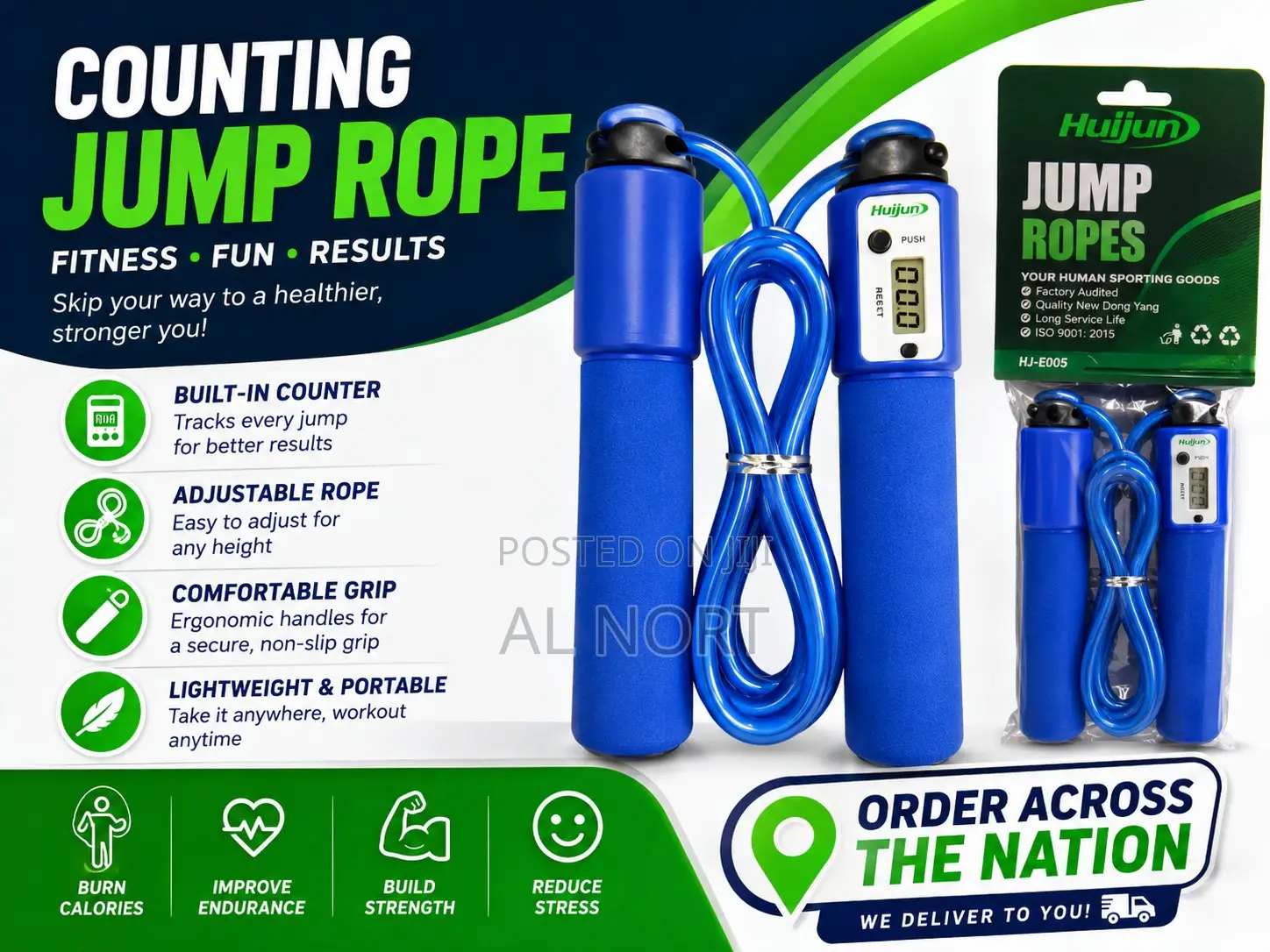 Counting Jump Rope With Digital Counter