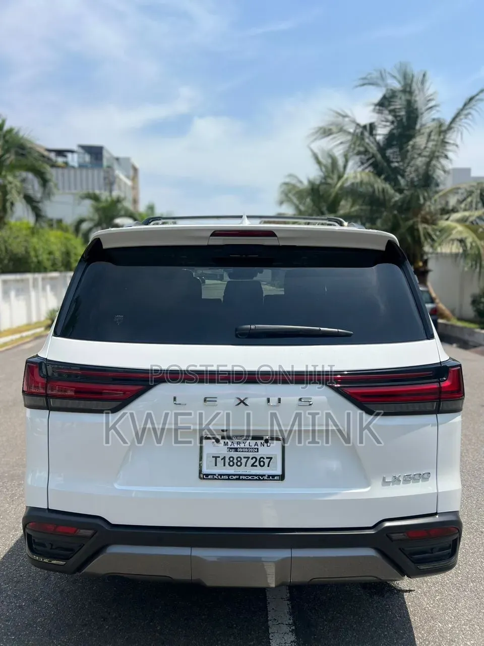 New Lexus LX 600 2024 White