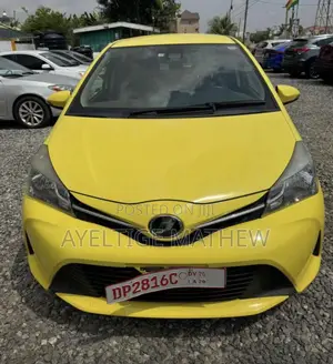 Toyota Vitz 2015 Yellow
