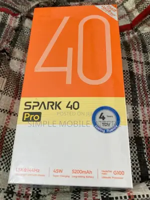 New Tecno Spark 40 Pro 256 GB Gold