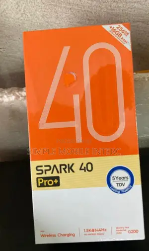 New Tecno Spark 40 Pro 256 GB Gold