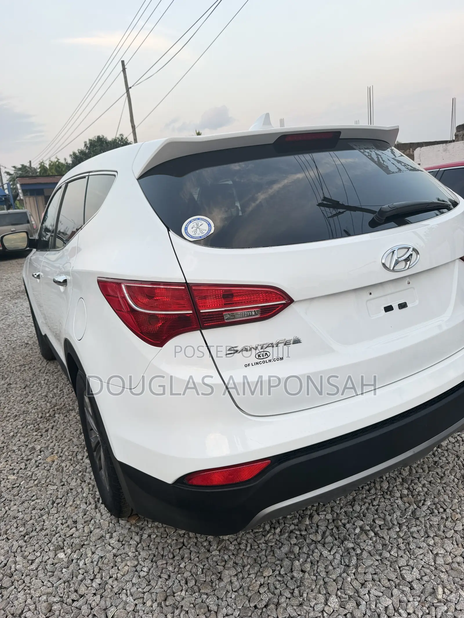 Hyundai Santa Fe 2014 White