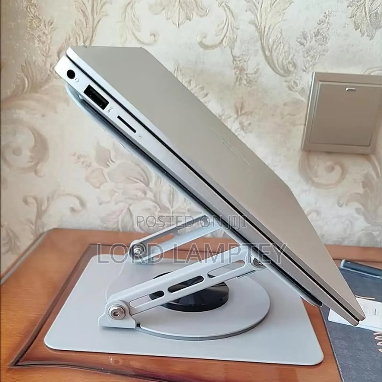 Rotating Metallic Laptop Stand '227712