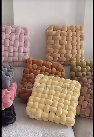 Chunky Knotted Velvet Throw Pillows