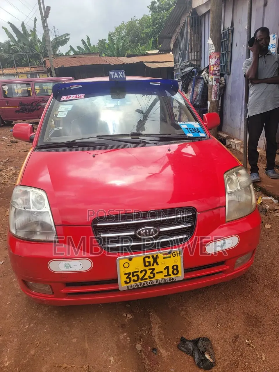 Kia Morning 2010 Red