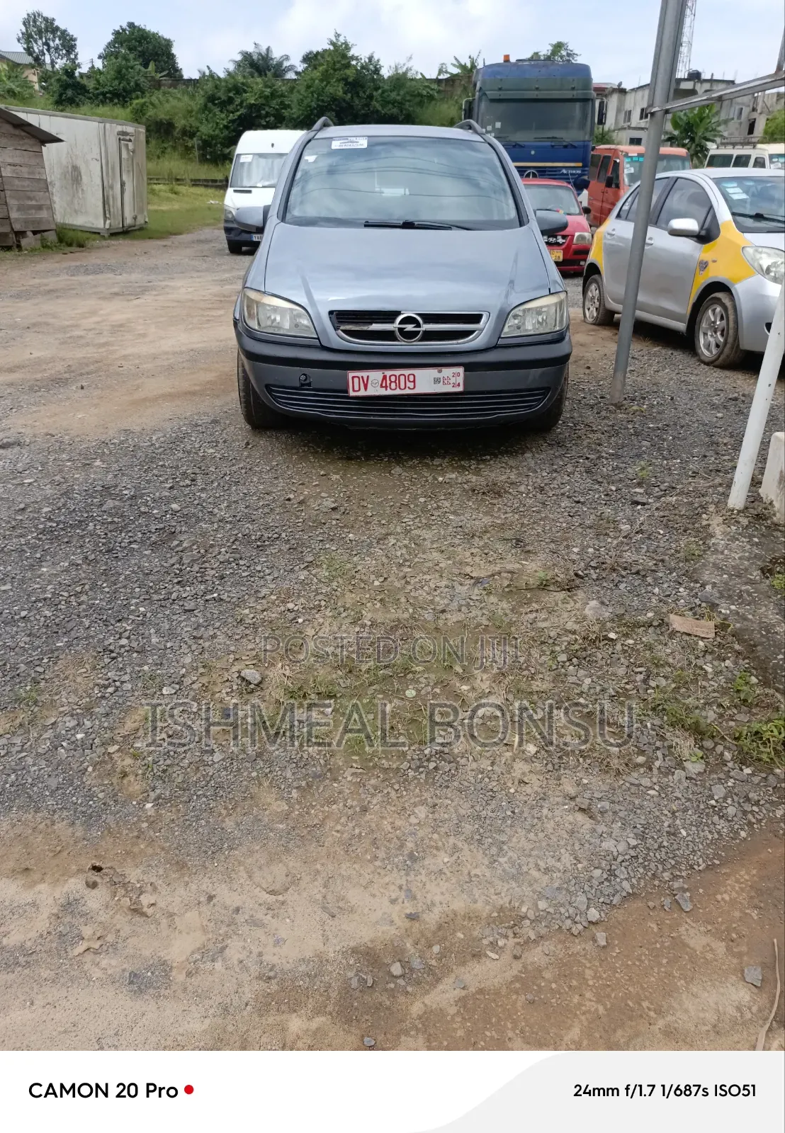 Opel Zafira 2002 Gray
