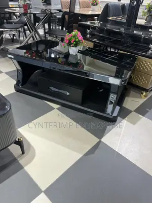 Black Glass Coffee Table