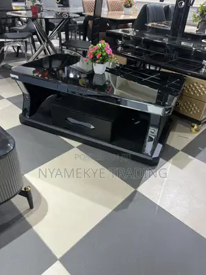 Black Glass Coffee Table