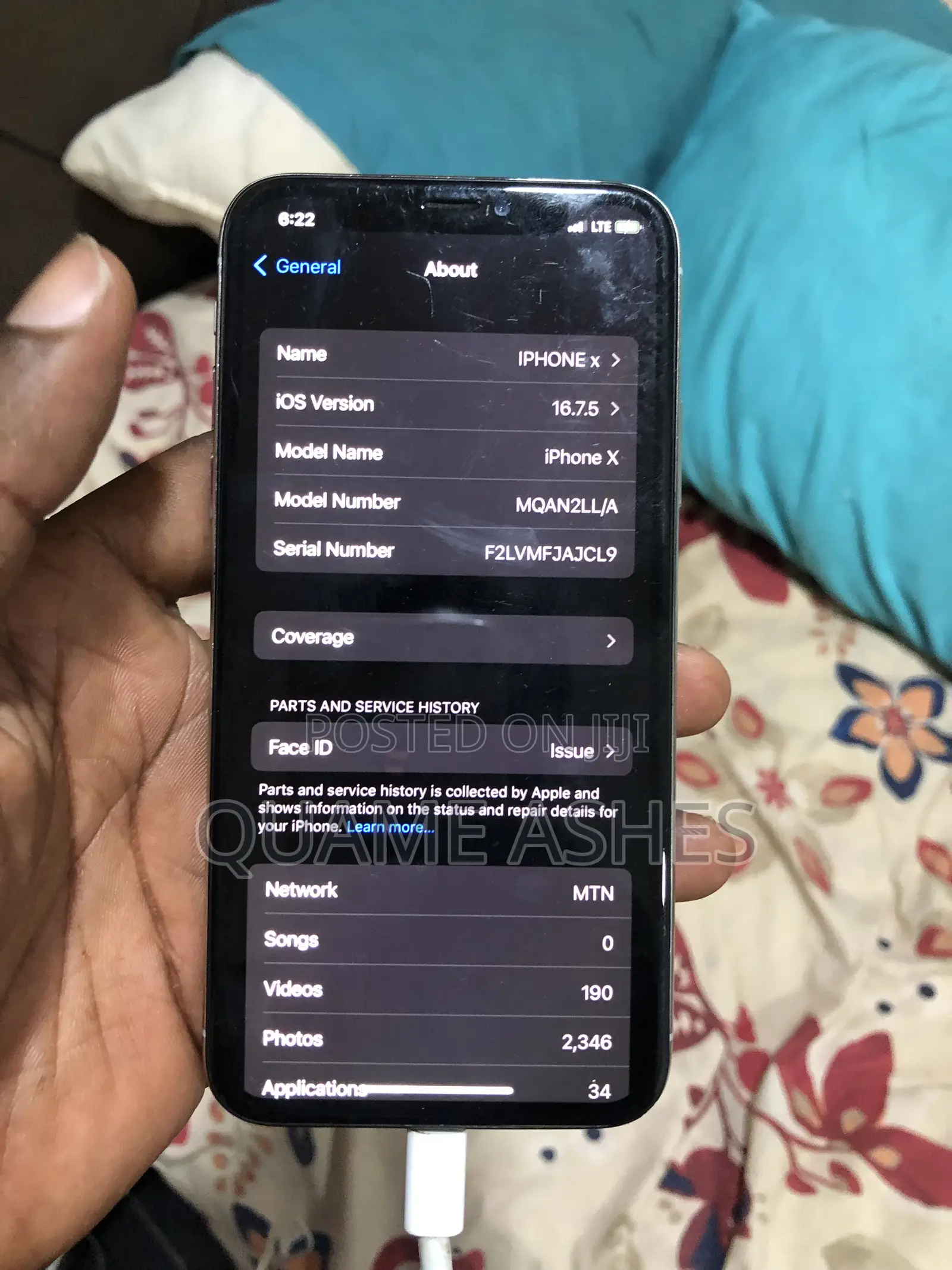 Apple iPhone X 256 GB White