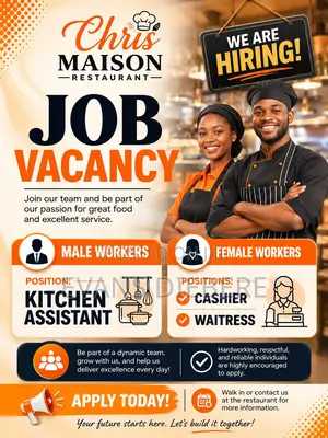Cashier and Waitress