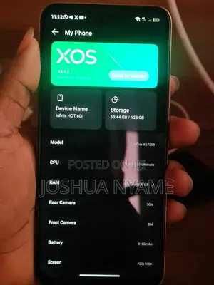 Infinix Hot 60i 128 GB Pink