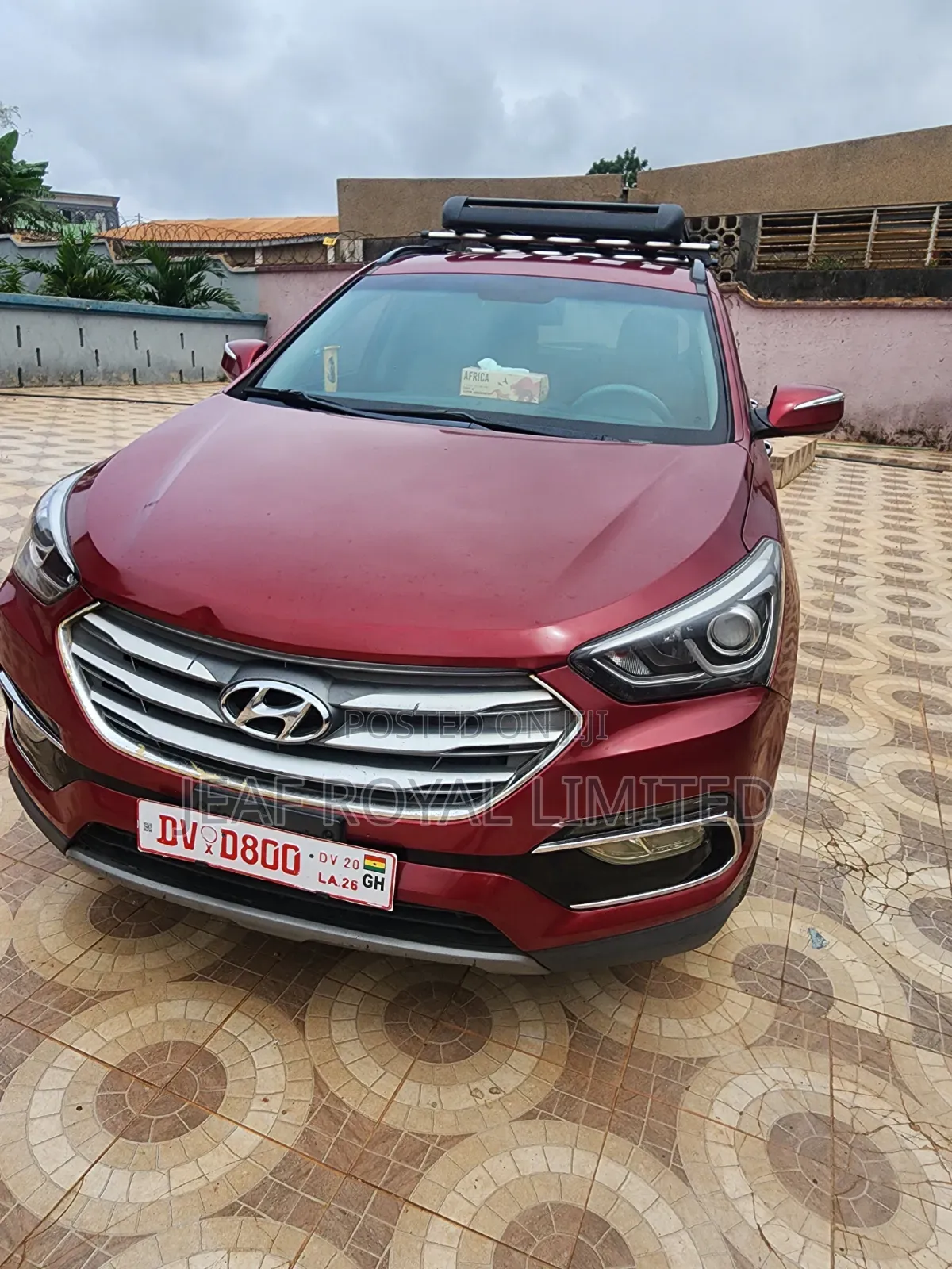 Hyundai Santa Fe SE Ultimate AWD 2017 Red