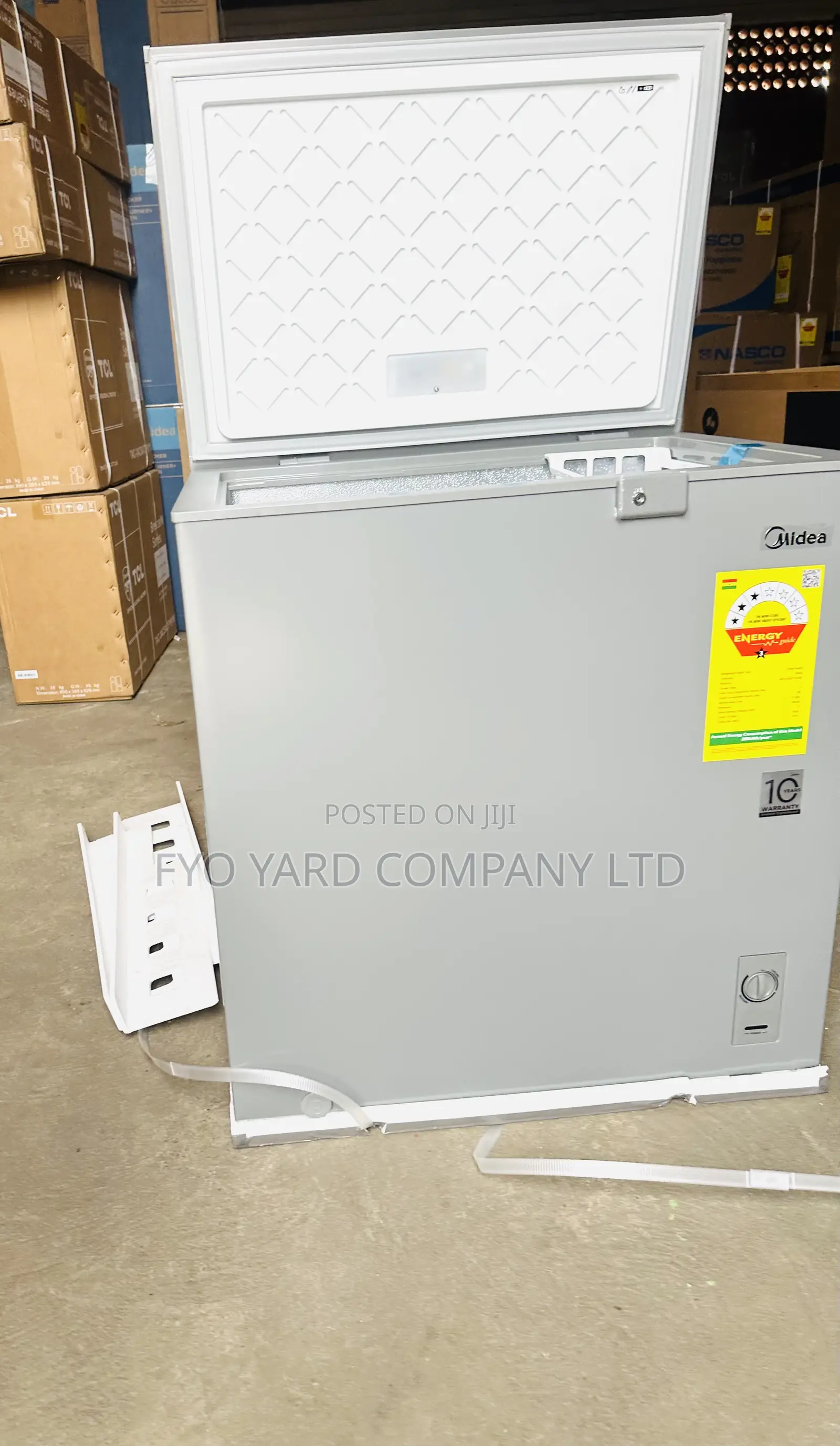 Star Rated Latest Midea 200liters Instant Freezing Freezer