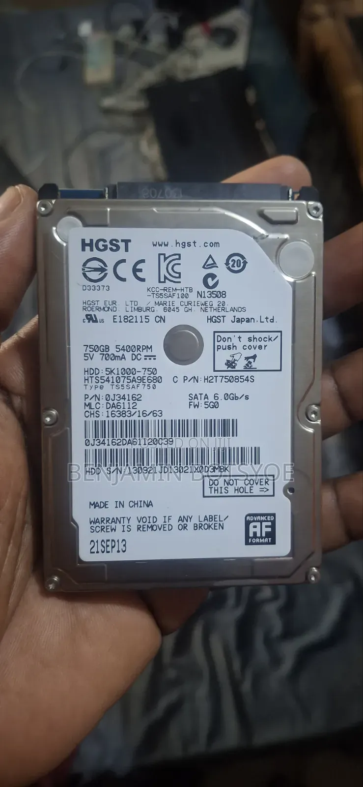 750 HDD Hard Drive.