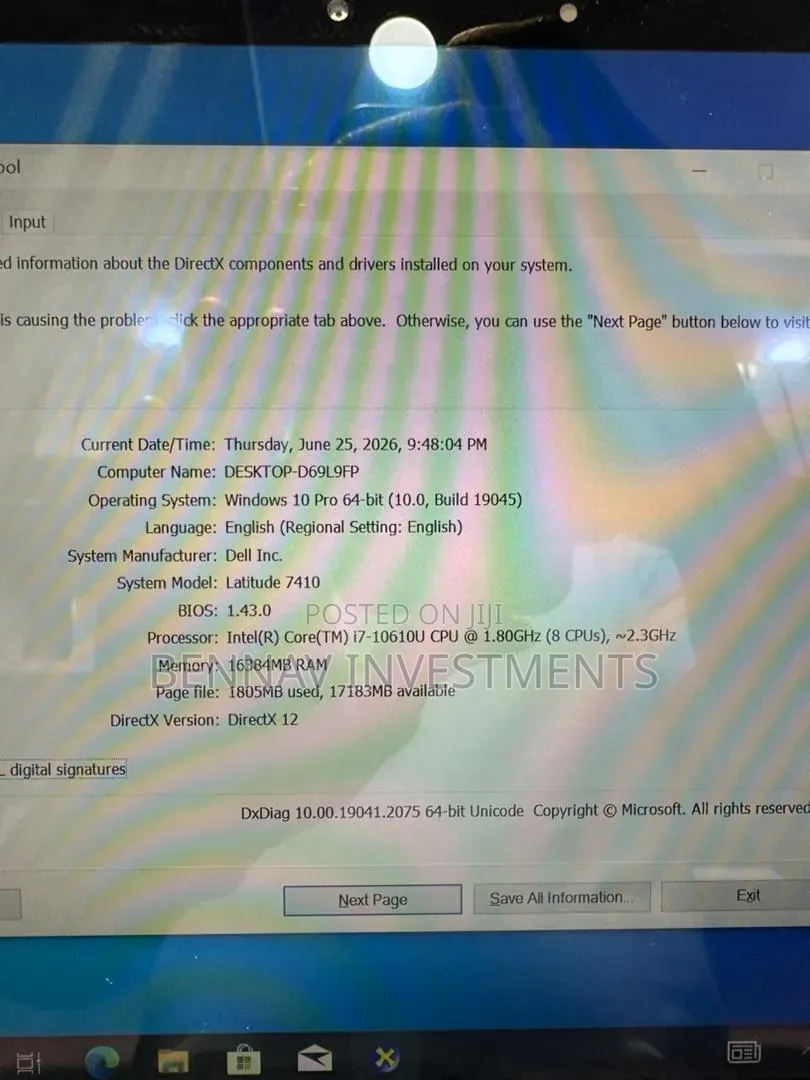 Laptop Dell Latitude 7410 16GB Intel Core i7 SSD 256GB