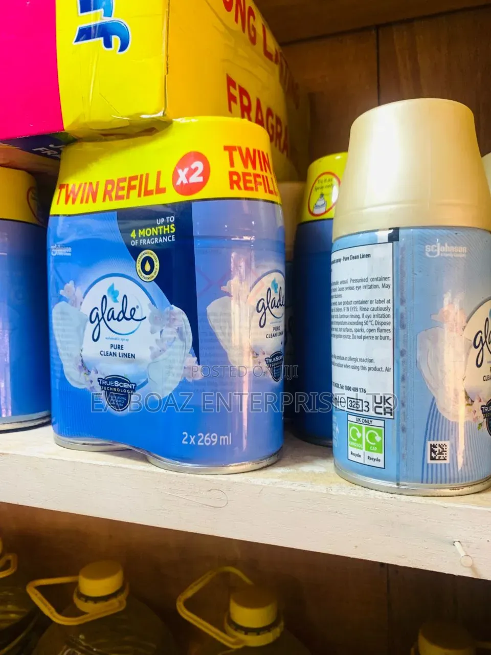 Glade Automatic Refill Air Freshener Clean Linen , Home Spray 269 Ml