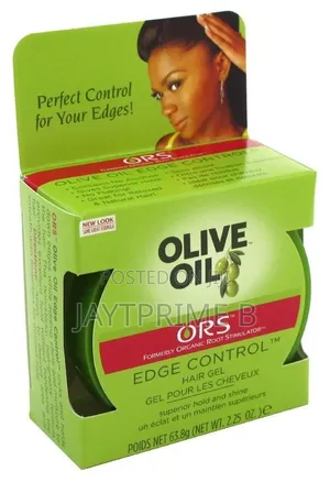 64g Jar of Ors Olive Oil Edge Control Hair Gel