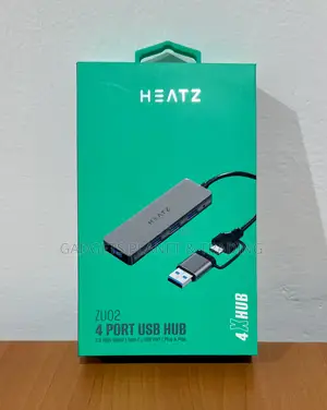 Heatz 2-in-1 to 4-Port Usb 3.0 Hub | Zu02