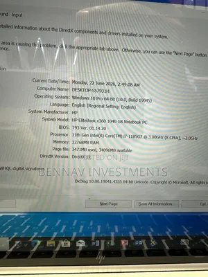 Laptop HP EliteBook 1040 G8 32GB Intel Core i7 SSD 512GB