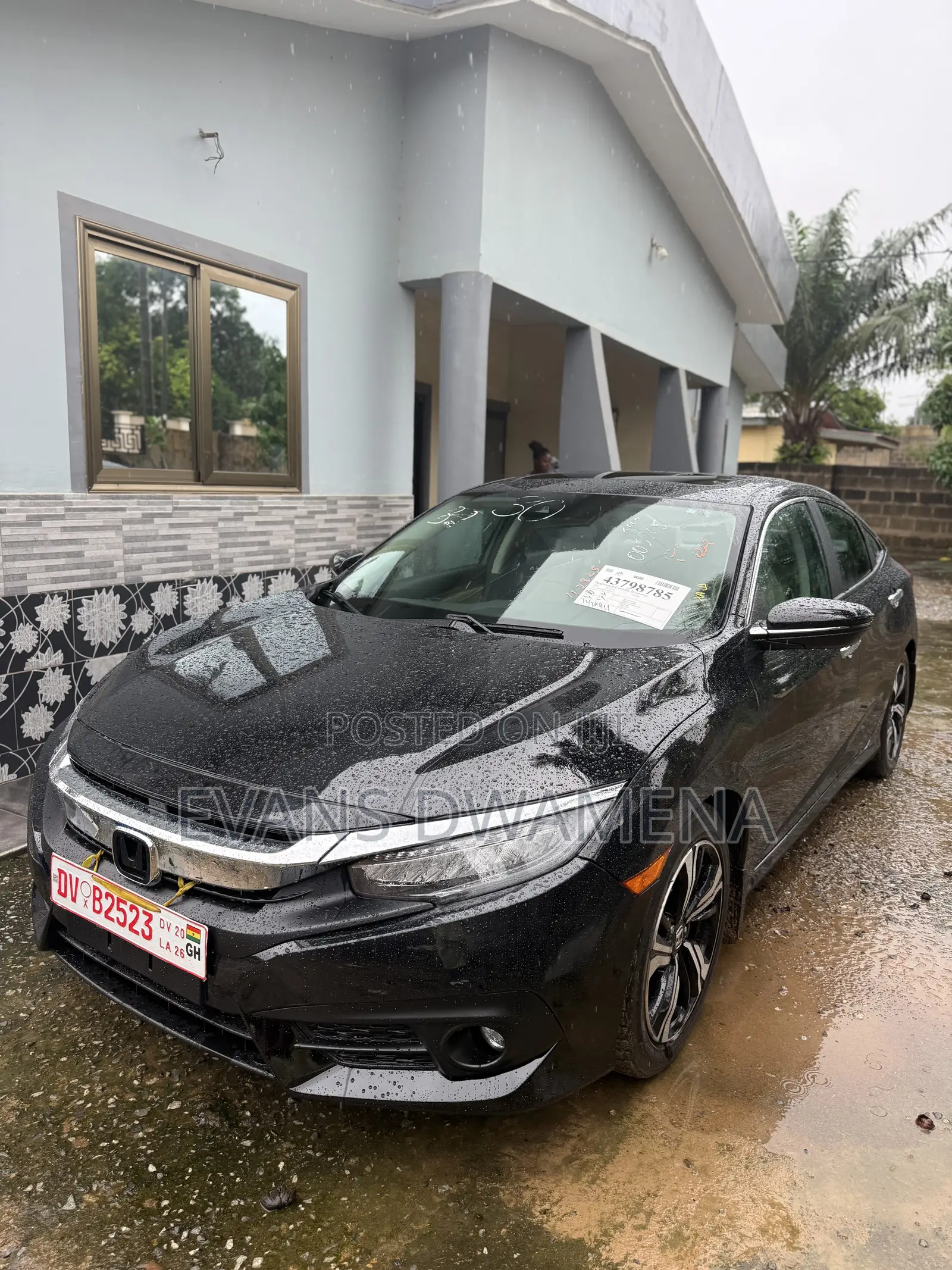 Honda Civic Touring 4dr Sedan (1.5L 4cyl) 2017 Black