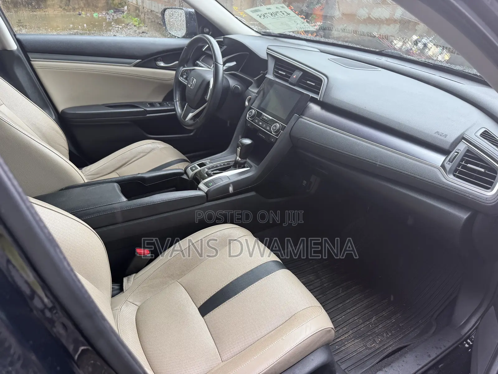Honda Civic Touring 4dr Sedan (1.5L 4cyl) 2017 Black