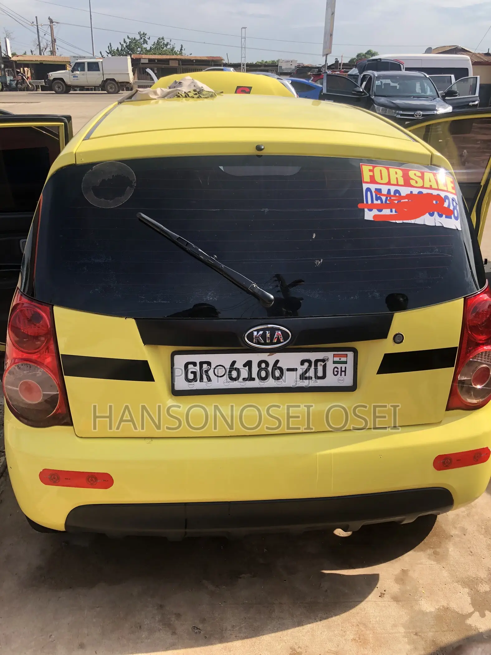 Kia Morning 2010 Yellow