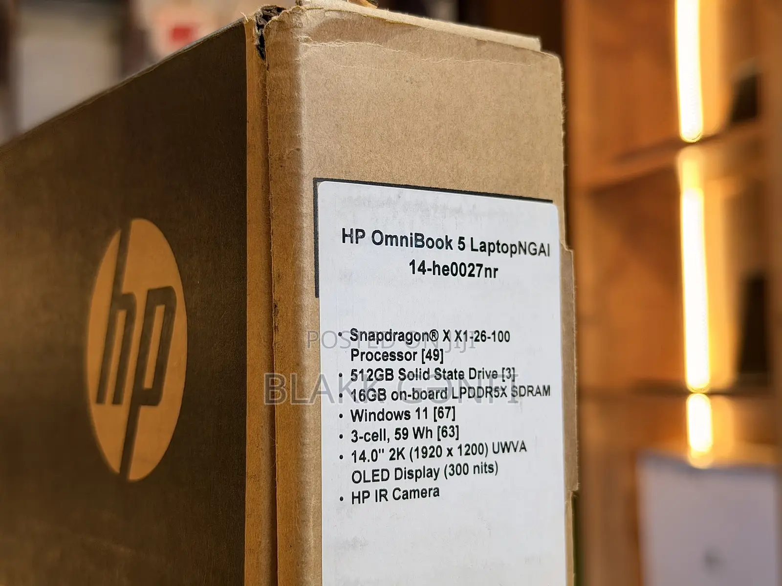 New Laptop HP OmniBook 5 14" 16GB Qualcomm Snapdragon X Plus SSD 512GB