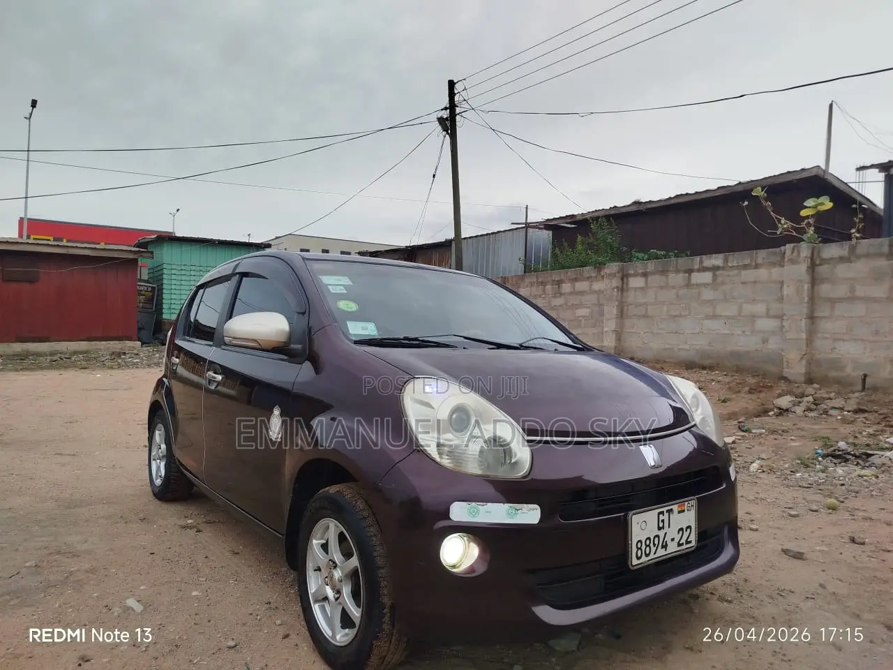 Toyota Passo 1.0 FWD 2012 Purple