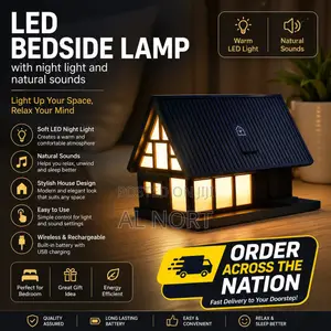 Led Bedside Lamp With Night Light Natural Sounds – House Design