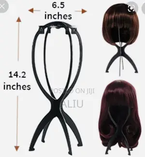 Foldable Wig Stand for Wig Makers Lovers | Pink/White/Black