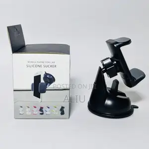 Universal Phone Car Mount | Silicone Sucker | Dashboard/Windshield