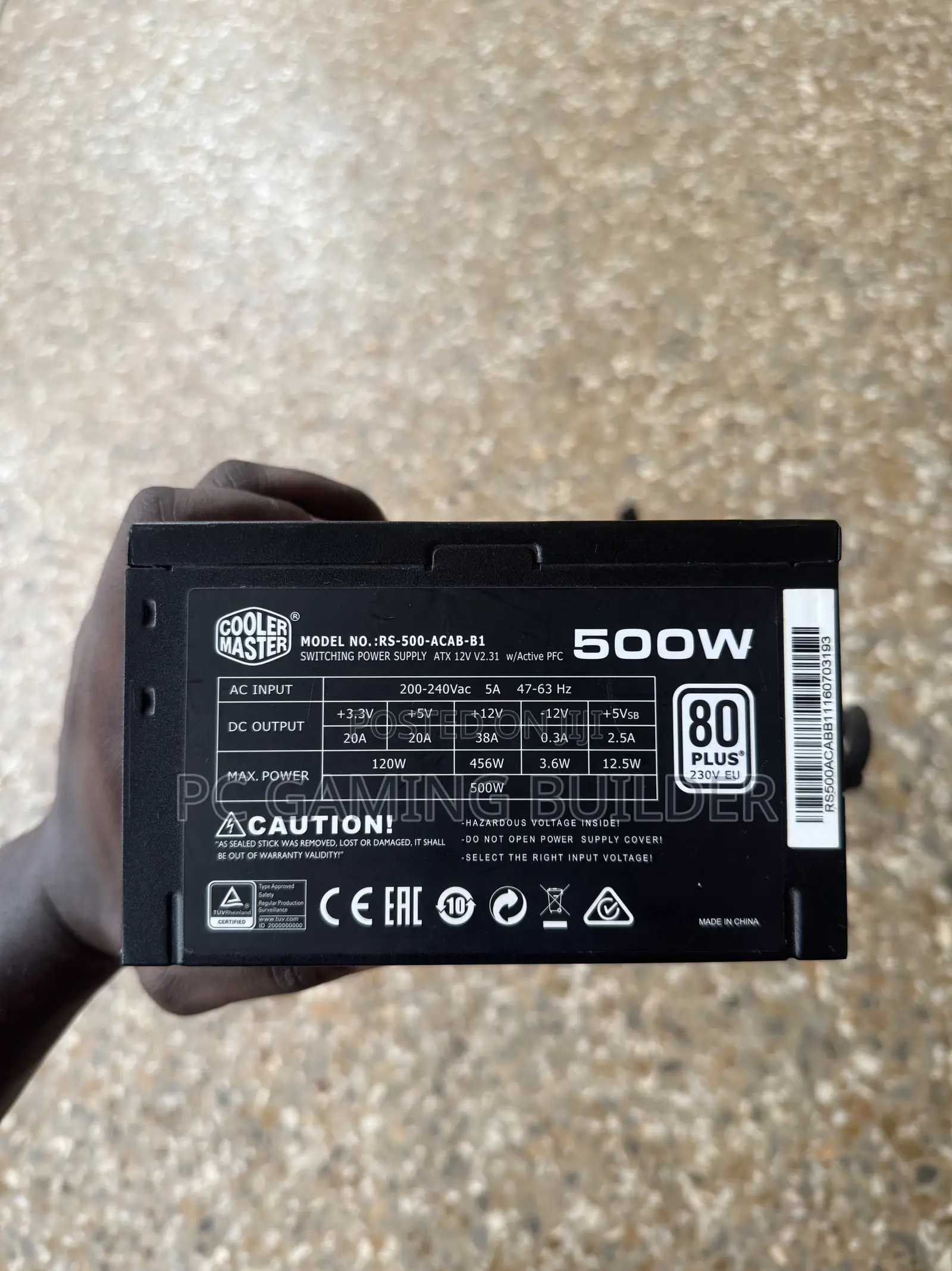 Cooler Master 500w Power Supply