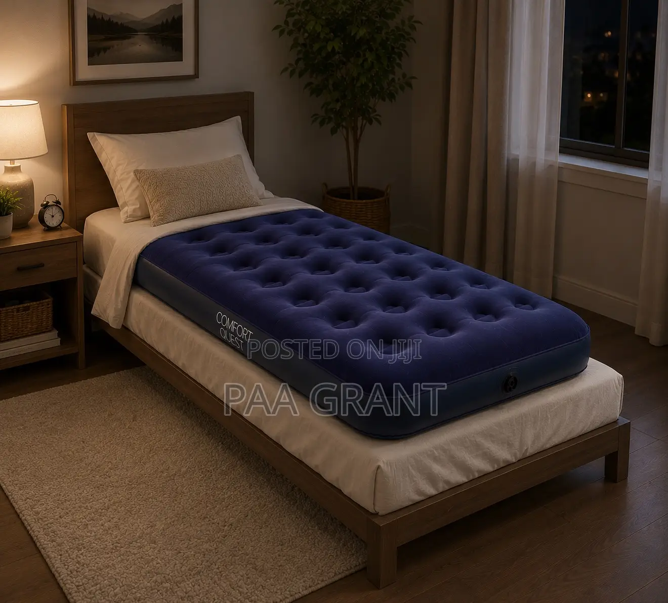 Hotel Comfort at Home (Inflatable Single Air Mattress Plus Free Pump